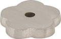 Top Knobs Aspen II Backplate Series 1"L Flower, Brushed Satin Nickel