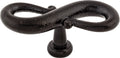 Top Knobs S-Shaped Series 3-1/4"L Knob, Patina Black