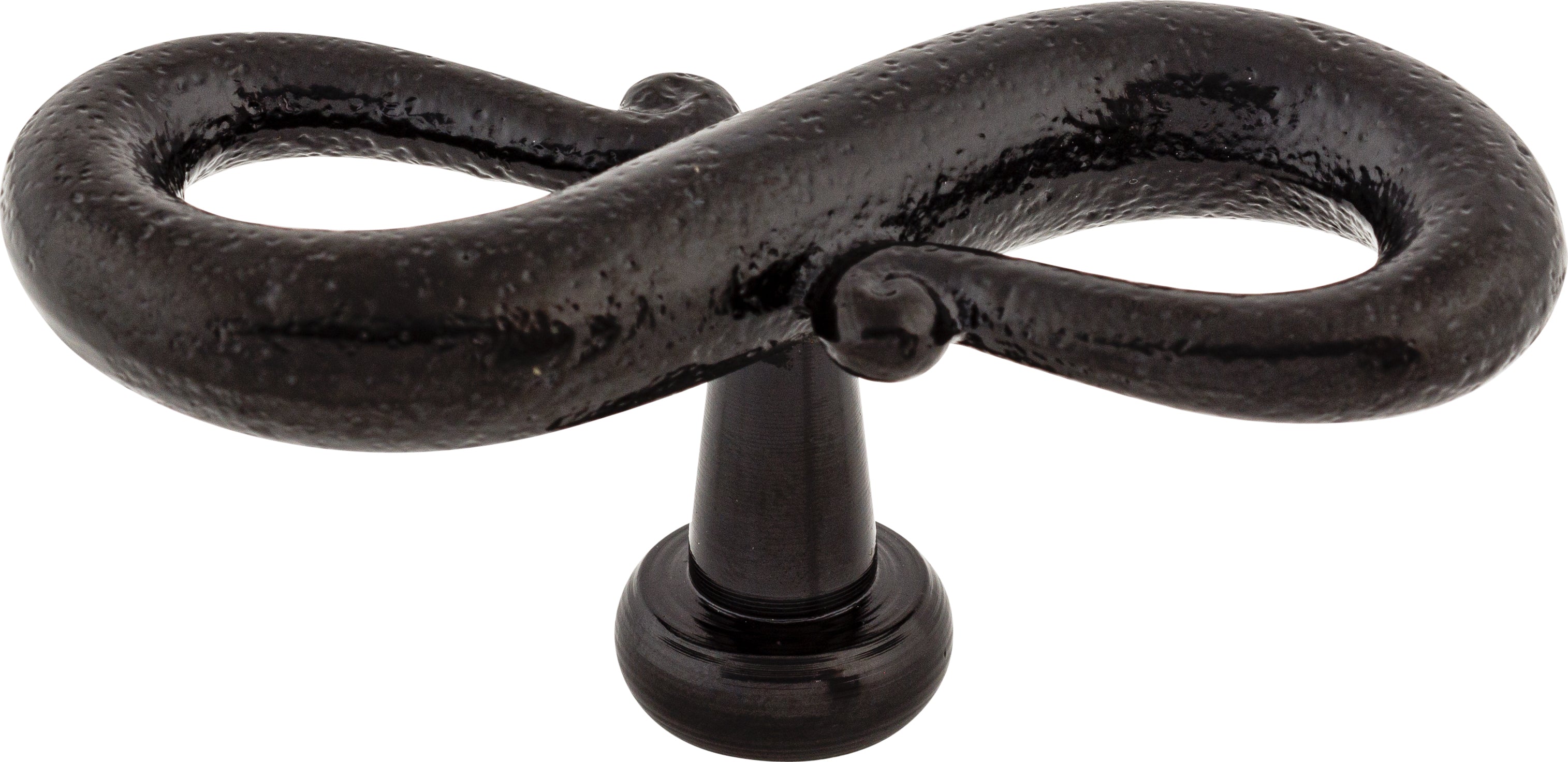 Top Knobs S-Shaped Series 3-1/4"L Knob, Patina Black
