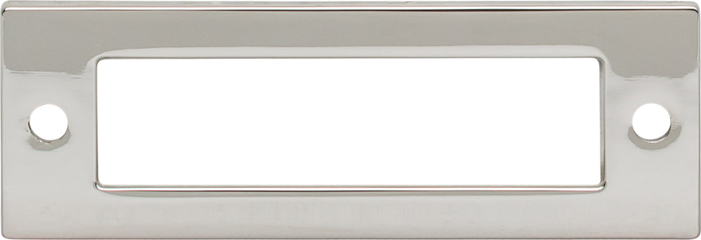 Top Knobs Hollin Series 3"(76mm) CC Backplate, Polished Nickel
