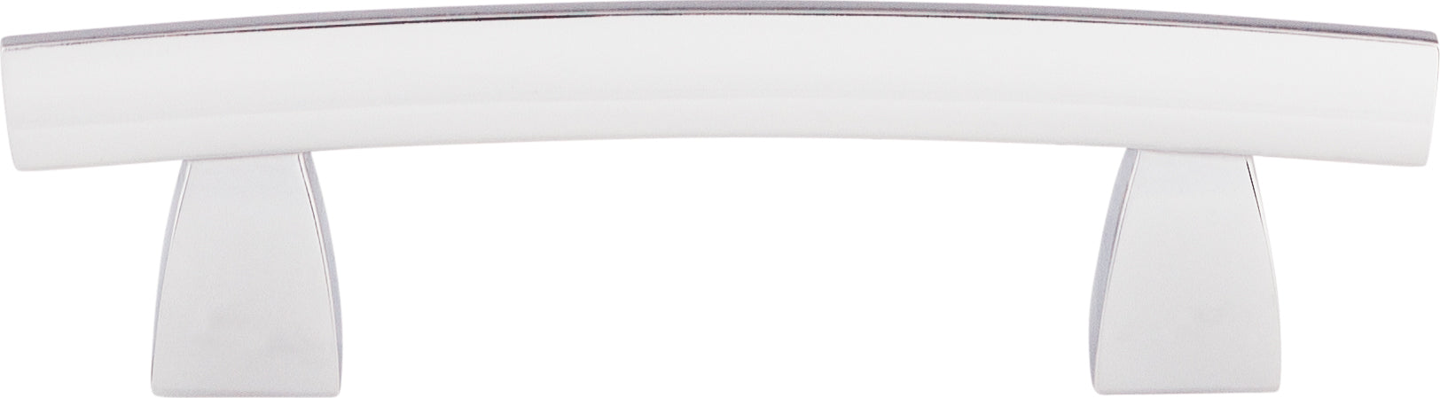 Top Knobs Arched Series 3"(76mm) CC Pull, Polished Chrome