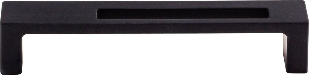 Top Knobs Modern Metro Series 5"(127mm) CC Slot Pull, Flat Black
