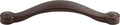 Top Knobs Saddle Series 5-1/16"(128mm) CC Pull, Oil Rubbed Bronze