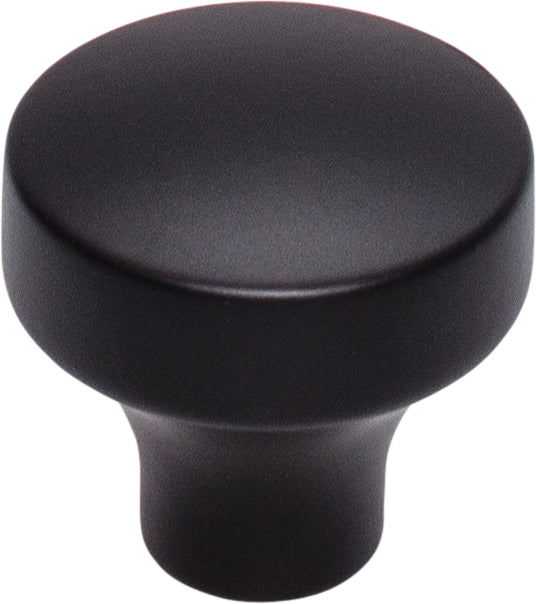 Top Knobs Kinney Series 1-1/4"L Knob, Flat Black
