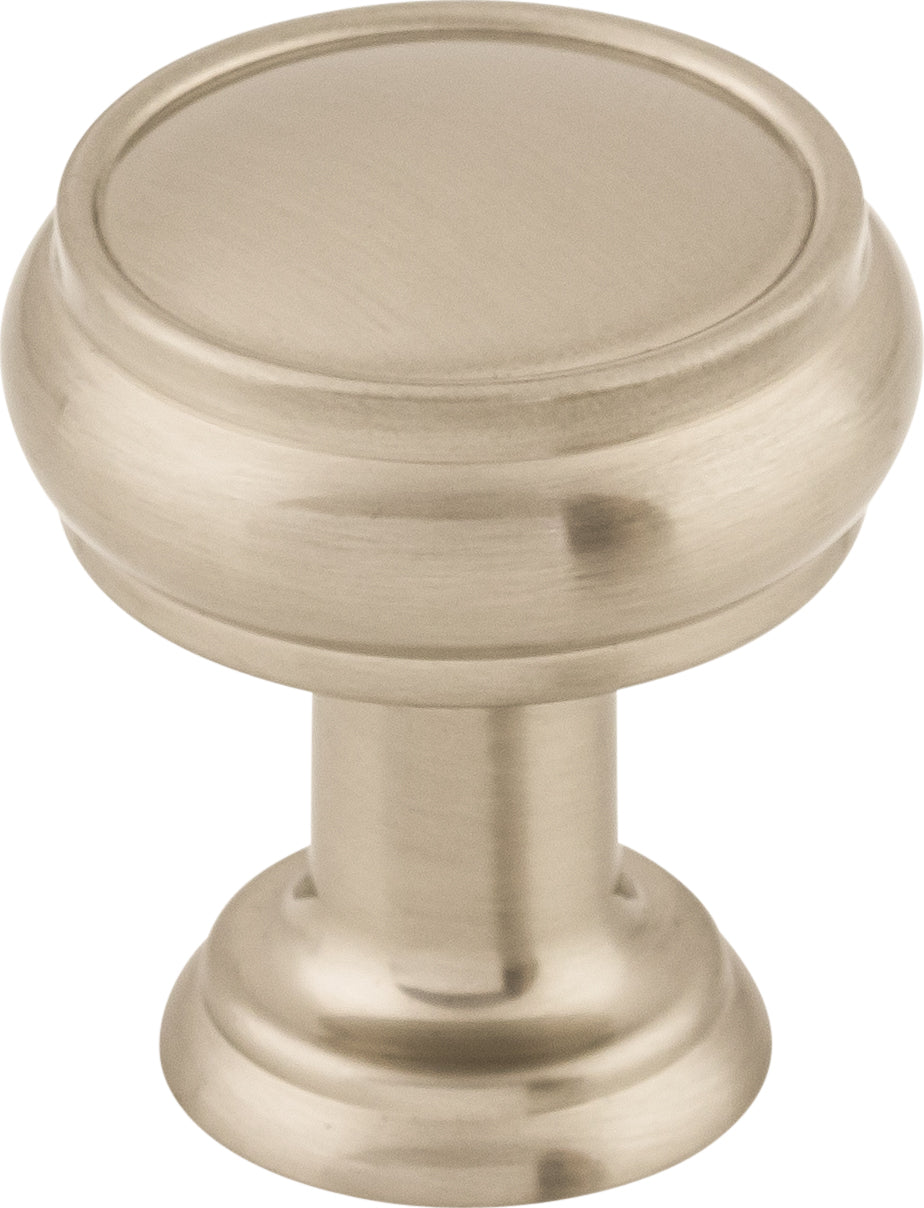 Top Knobs Eden Series 1"L Knob, Brushed Satin Nickel