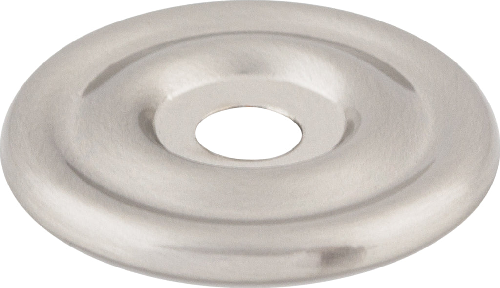 Top Knobs Brixton Series 1-3/8"L Backplate, Brushed Satin Nickel
