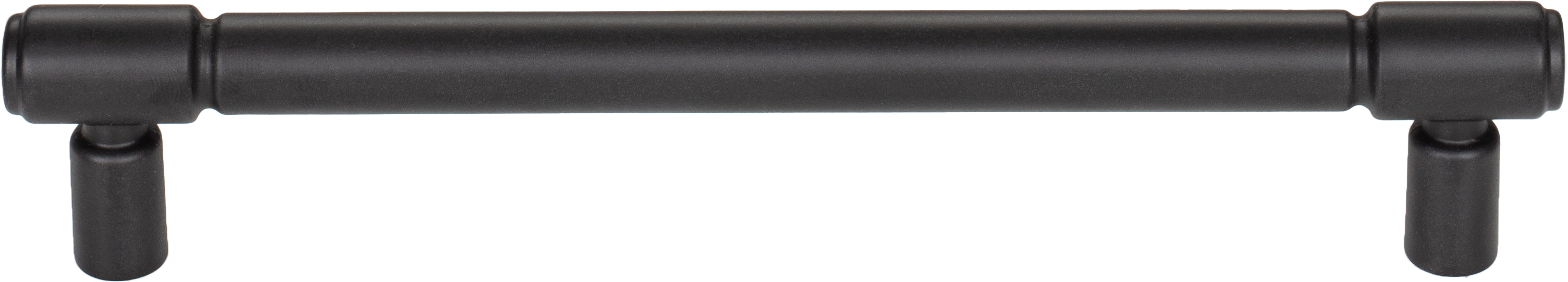 Top Knobs Clarence Series 6-5/16"(160mm) CC Pull, Flat Black 