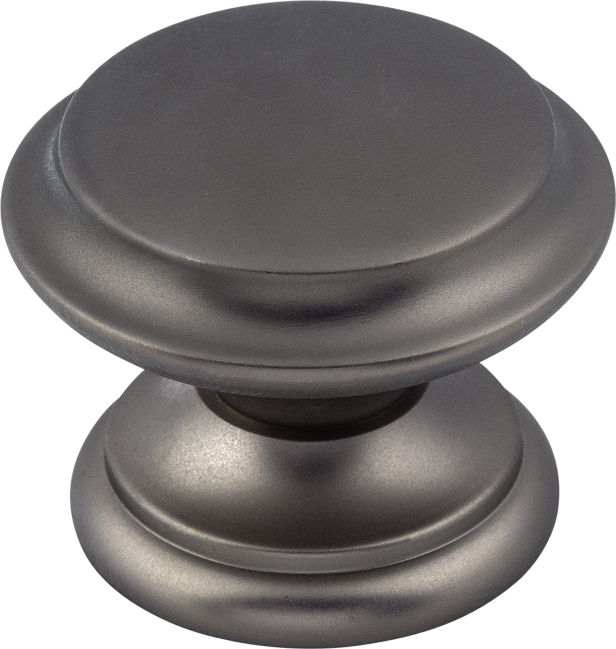 Top Knobs Flat Top Series 1-3/8"L Knob, Ash Gray