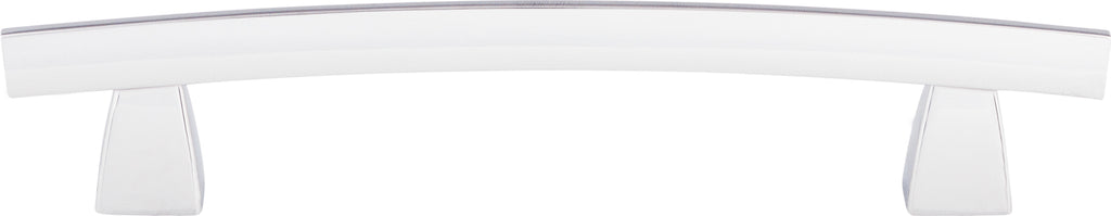 Top Knobs Arched Series 5"(127mm) CC Pull, Polished Chrome