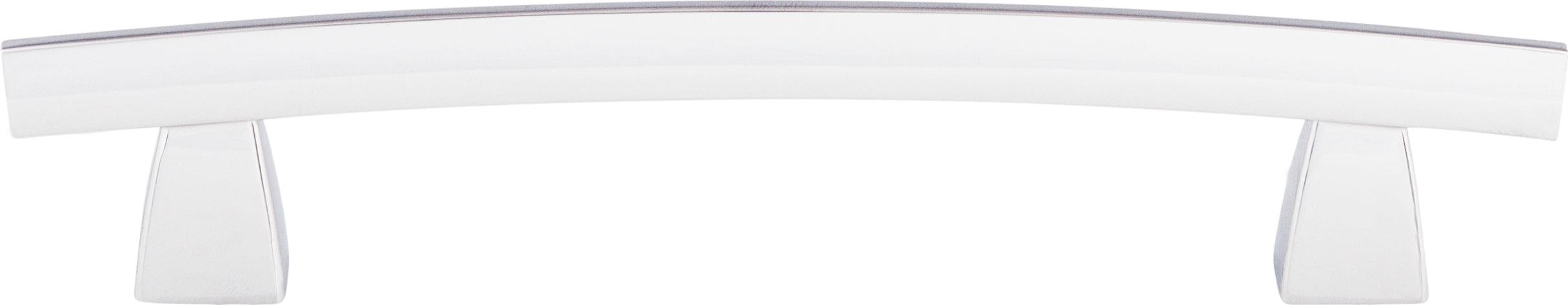 Top Knobs Arched Series 5"(127mm) CC Pull, Polished Chrome