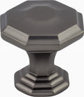 Top Knobs Chalet Series 1-1/8"L Knob, Ash Gray
