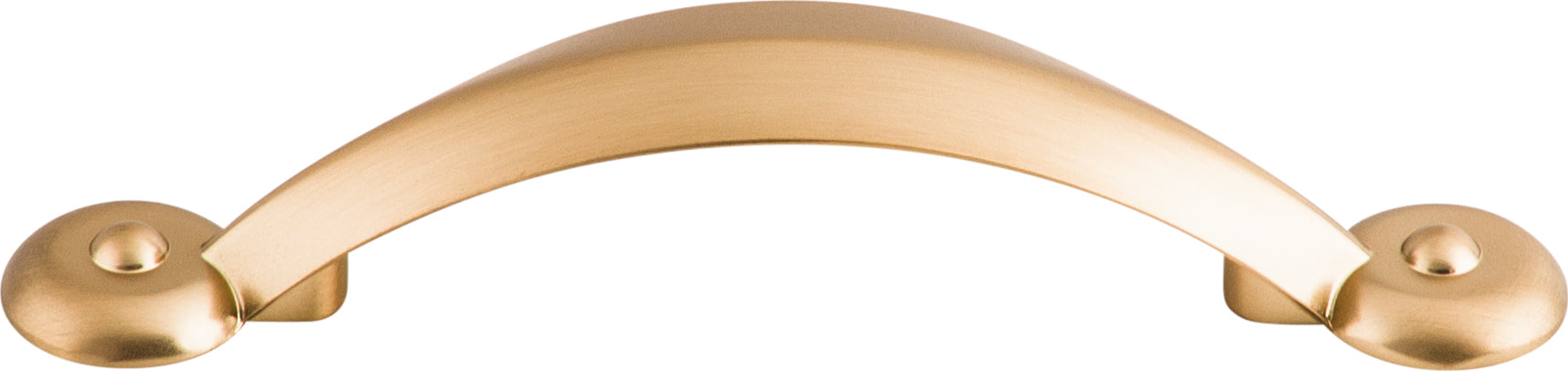 Top Knobs Angle Series 3"(76mm) CC Pull, Brushed Bronze