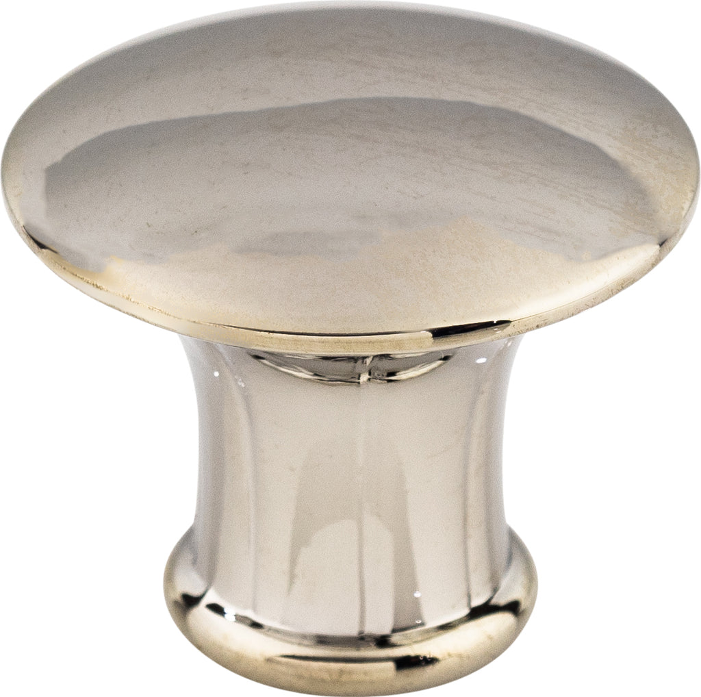 Top Knobs Lund Series 1-1/4"L Knob, Polished Nickel
