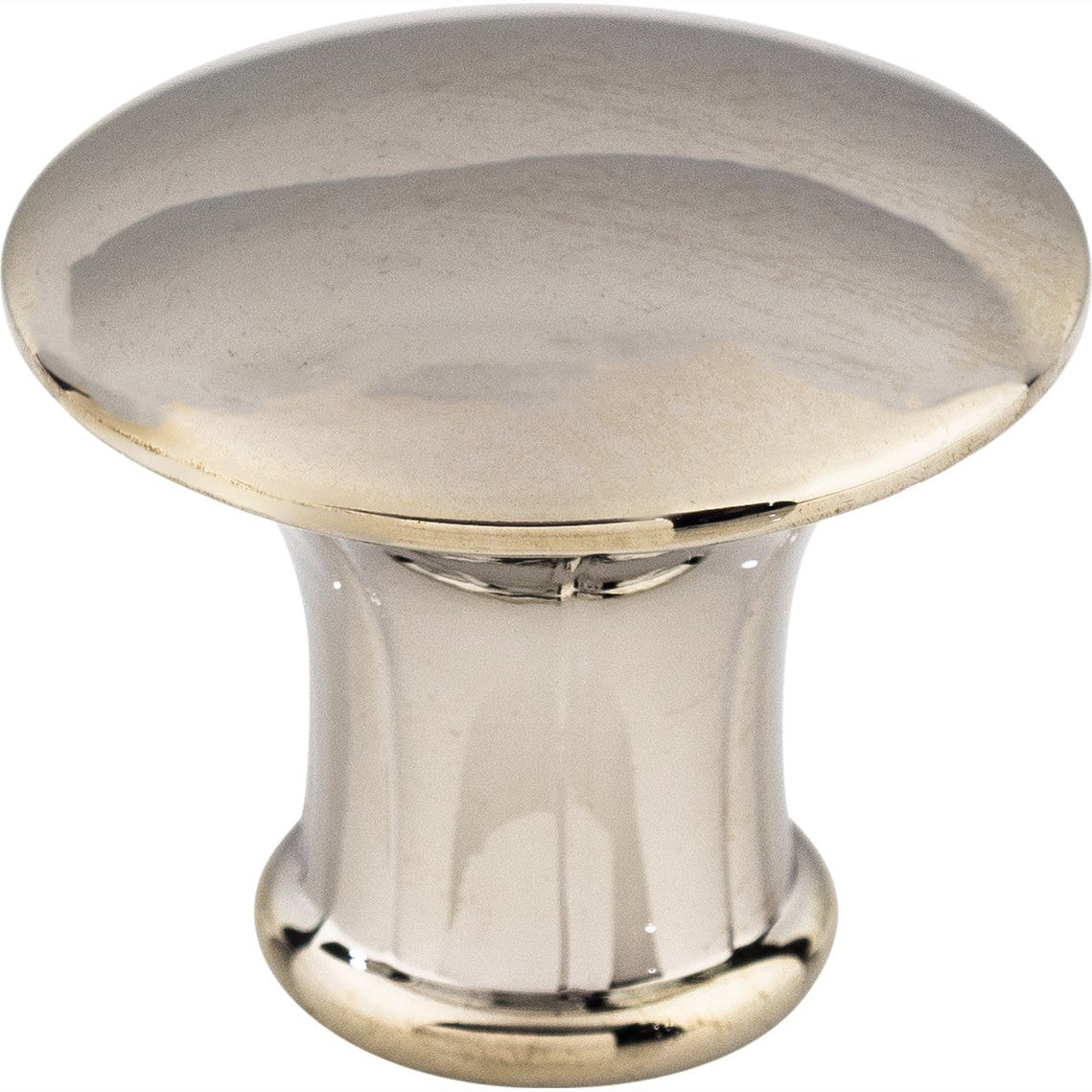 Top Knobs Lund Series 1-1/4"L Knob, Polished Nickel