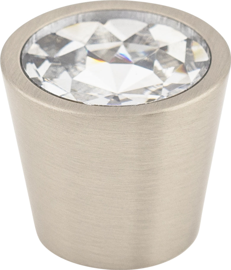 Top Knobs Clear Crystal Center Series 3/4"L Knob, 