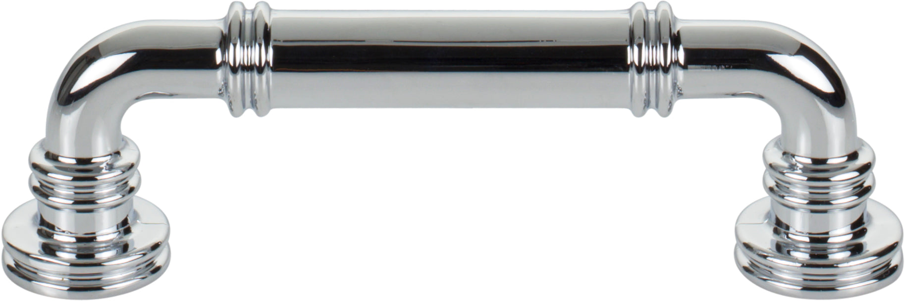 Top Knobs Cranford Series 3-3/4"(95mm) CC Pull, Polished Chrome