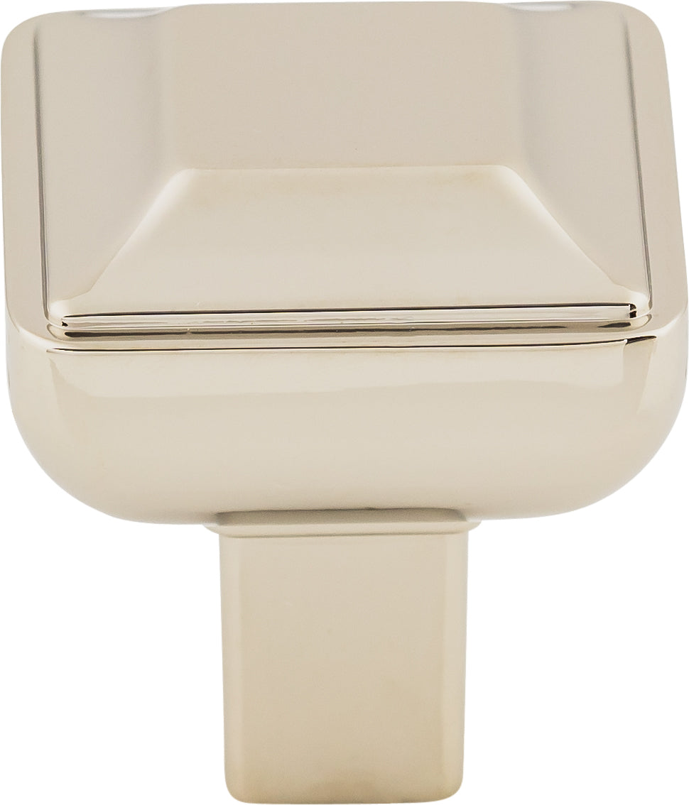 Top Knobs Podium Series 1"L Knob, Polished Nickel