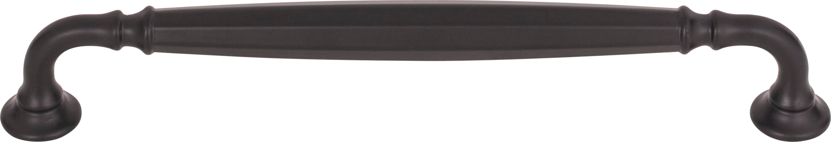 Top Knobs Barrow Series 7-9/16"(192mm) CC Pull, Flat Black