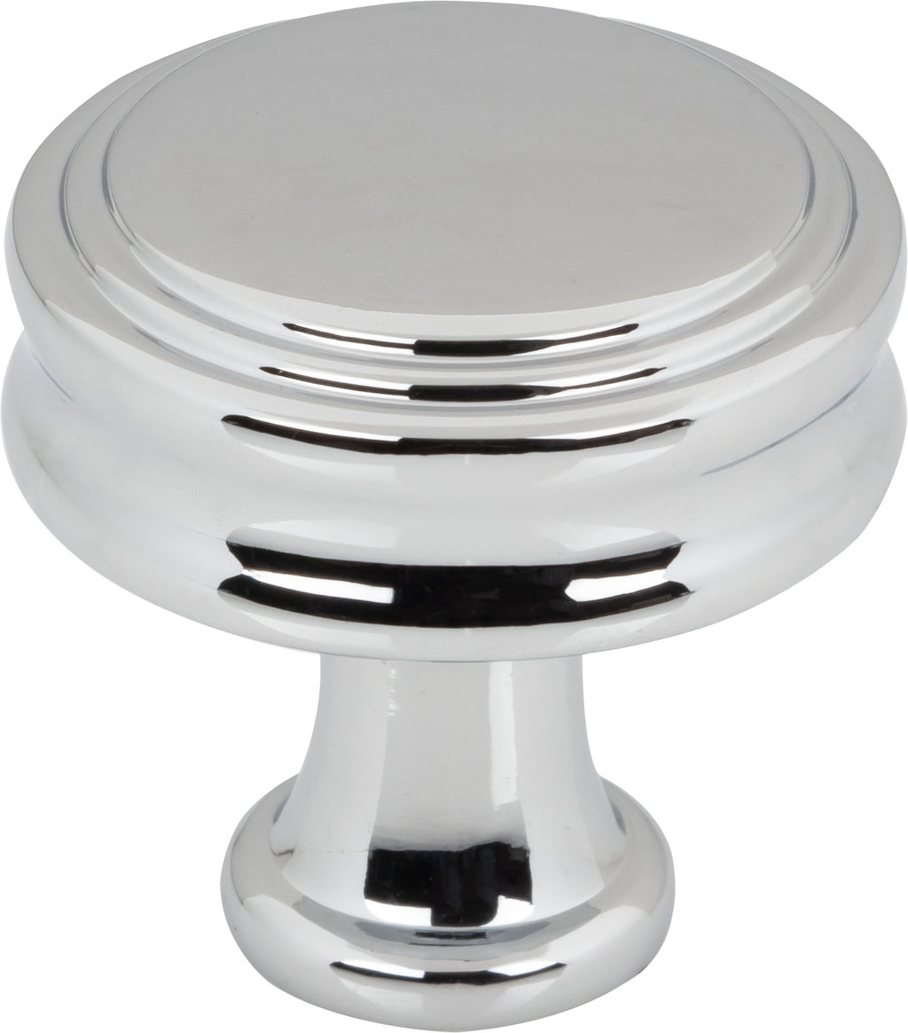 Top Knobs Coddington Series 1-1/4"L Knob, Polished Chrome