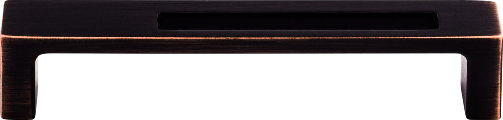 Top Knobs Modern Metro Series 5"(127mm) CC Slot Pull, Tuscan Bronze