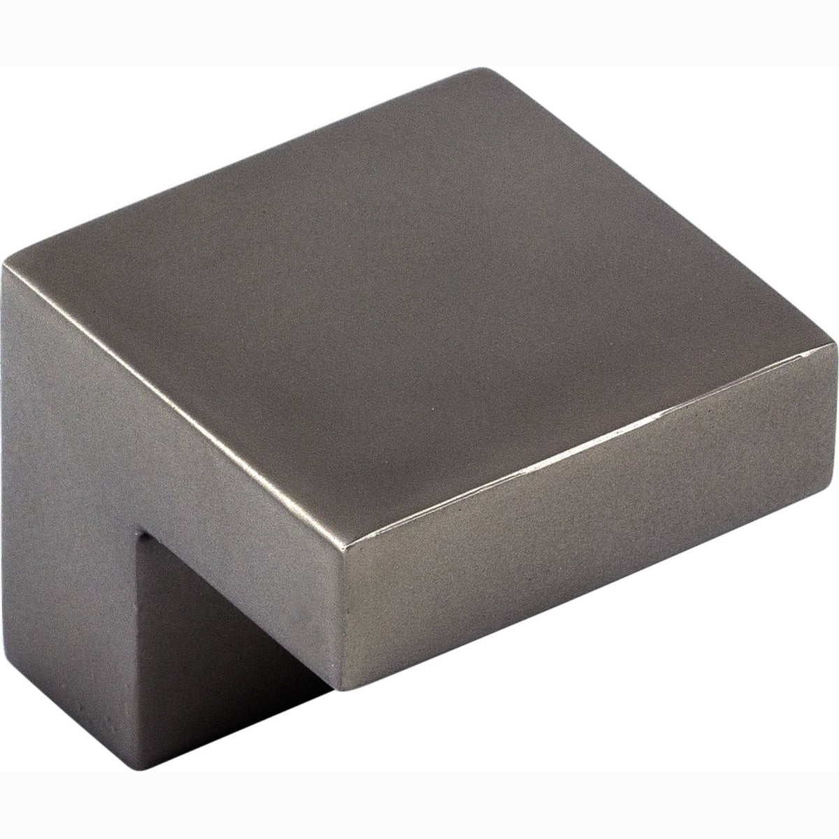 Top Knobs Square Series 1"L Knob, Ash Gray
