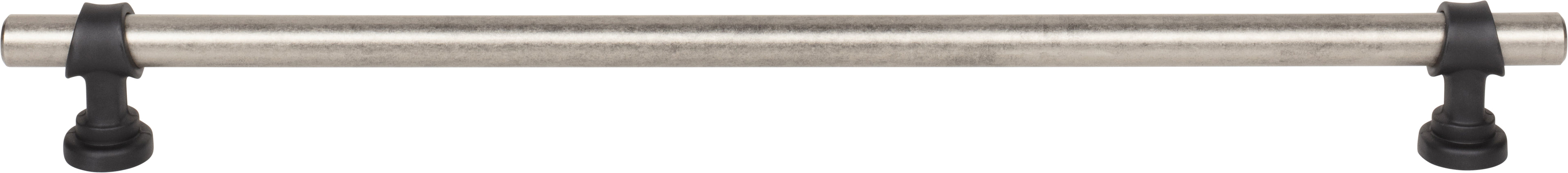 Top Knobs Bit Series 12"(304mm) CC Pull, Pewter Antique and Flat Black