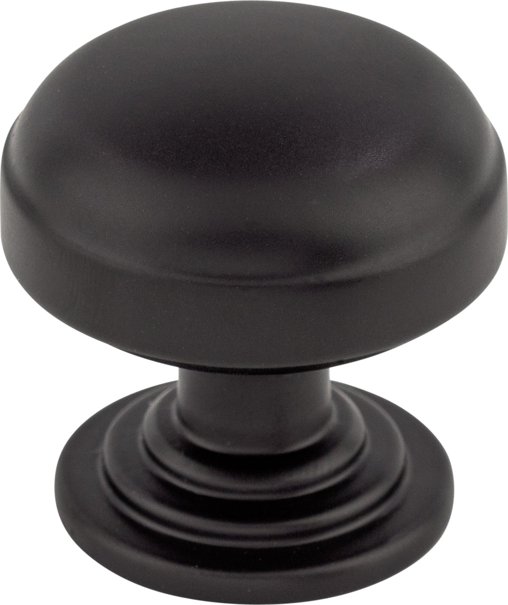 Top Knobs Ellis Series 1-1/4"L Knob, Flat Black