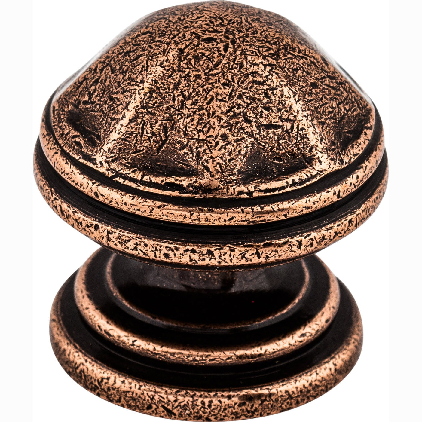 Top Knobs London Series 1-1/4"L Knob, Old English Copper