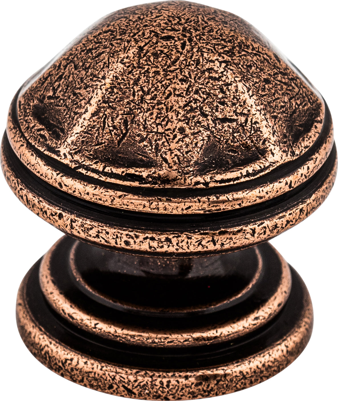 Top Knobs London Series 1-1/4"L Knob, Old English Copper