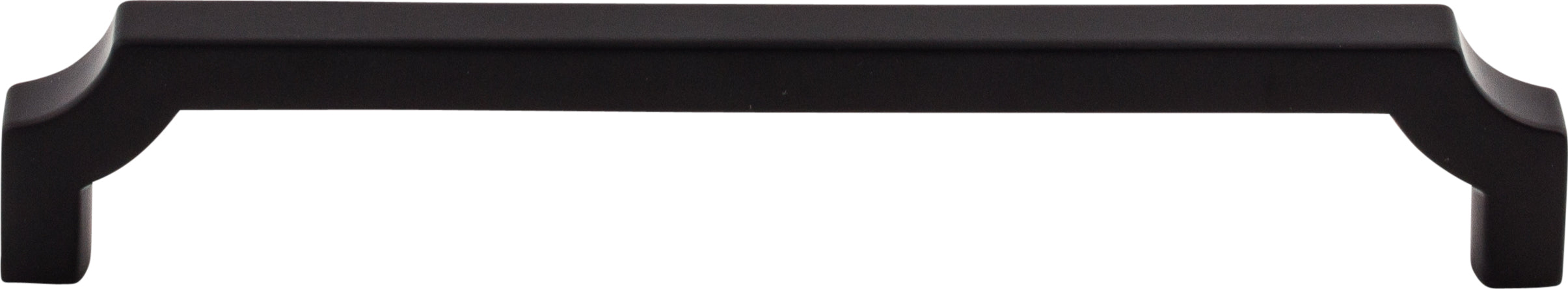 Top Knobs Davenport Series 6-5/16"(160mm) CC Pull, Flat Black