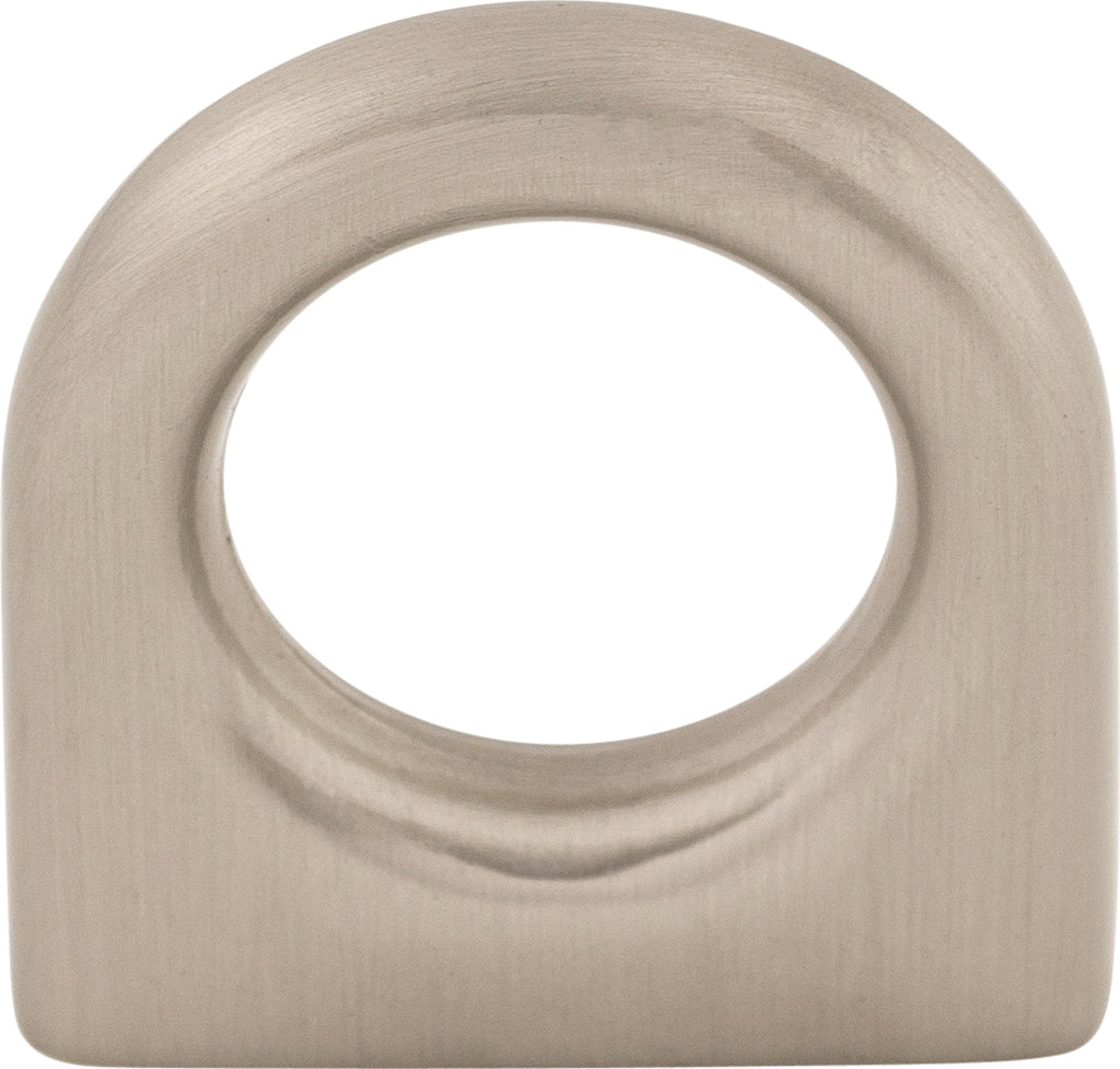 Top Knobs Ring Pull Series 1-3/16"L Pull, Brushed Satin Nickel