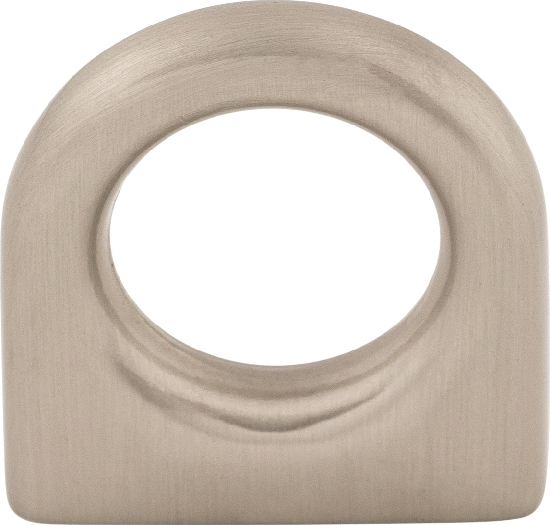 Top Knobs Ring Pull Series 1-3/16"L Pull, Brushed Satin Nickel
