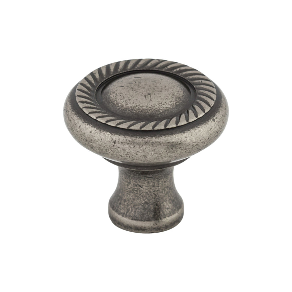 Swirl Cut 1 1/4" Diameter Round Knob