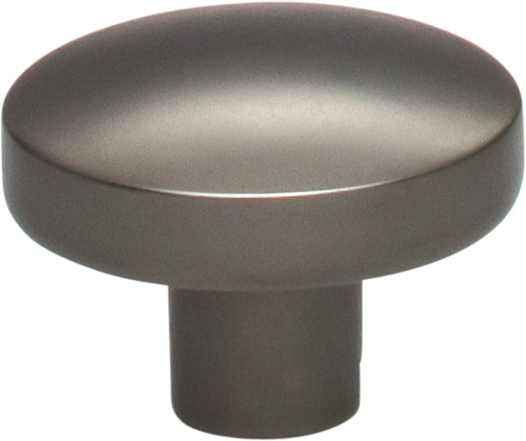 Top Knobs Hillmont Series 1-3/8"L Knob, Ash Gray