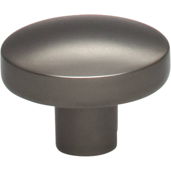 Top Knobs Hillmont Series 1-3/8"L Knob, Ash Gray