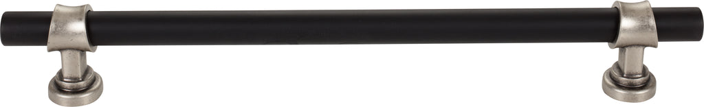 Top Knobs Bit Series 18"(457mm) CC Appliance Pull, Flat Black and Pewter Antique