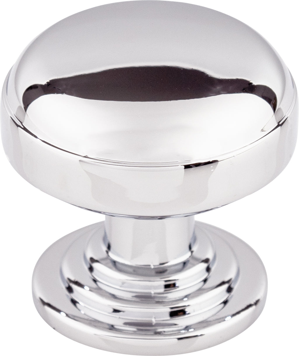 Top Knobs Ellis Series 1-1/4"L Knob, Polished Chrome