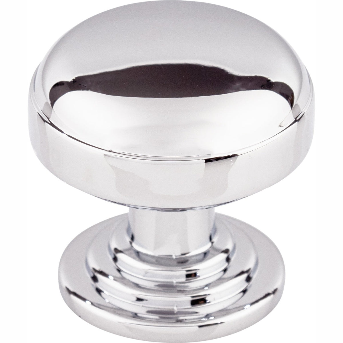Top Knobs Ellis Series 1-1/4"L Knob, Polished Chrome