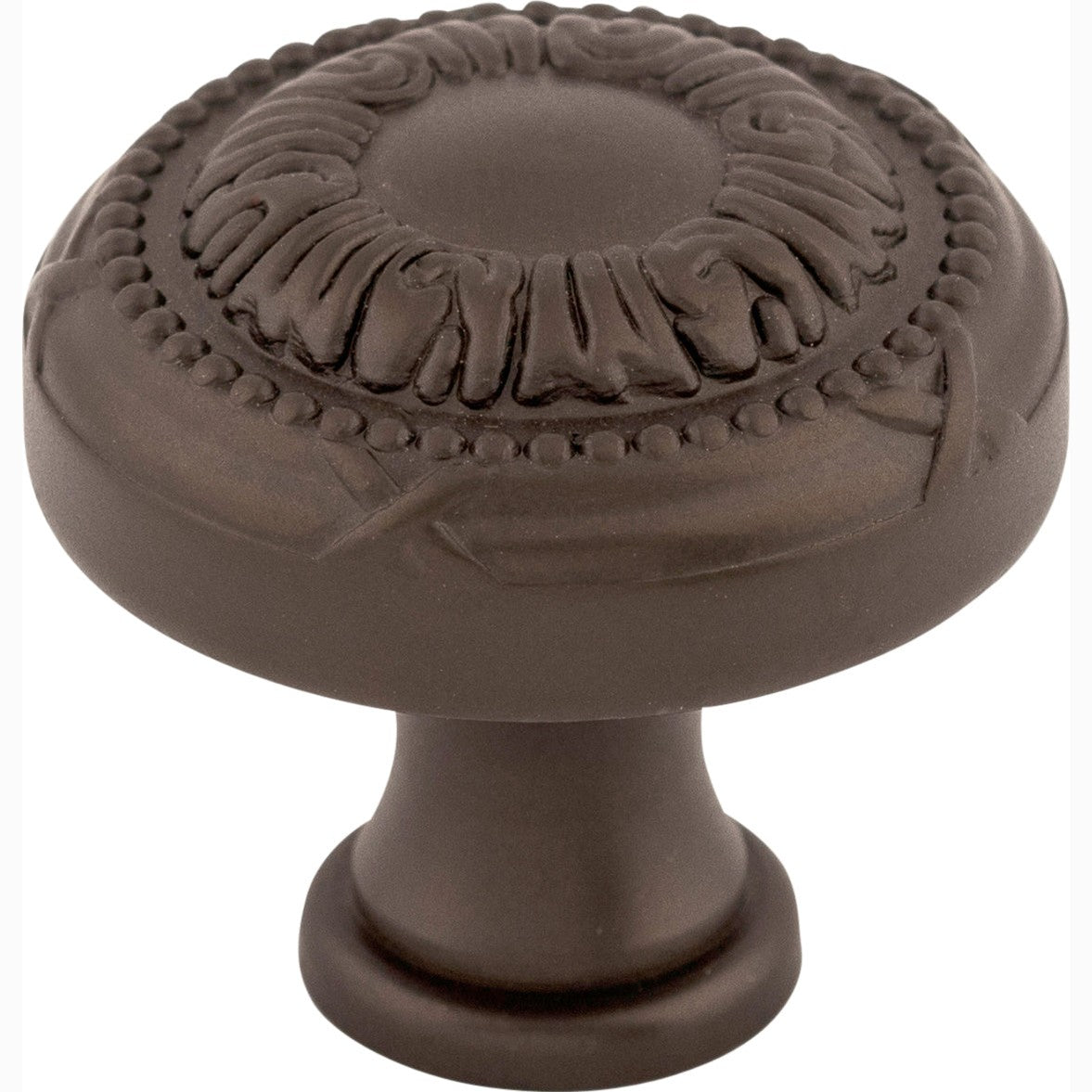 Top Knobs Ribbon Series 1-1/8"L Knob, Oil Rubbed Bronze