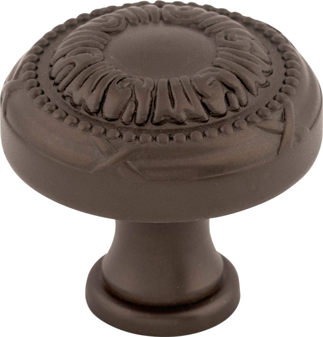 Top Knobs Ribbon Series 1-1/8"L Knob, Oil Rubbed Bronze