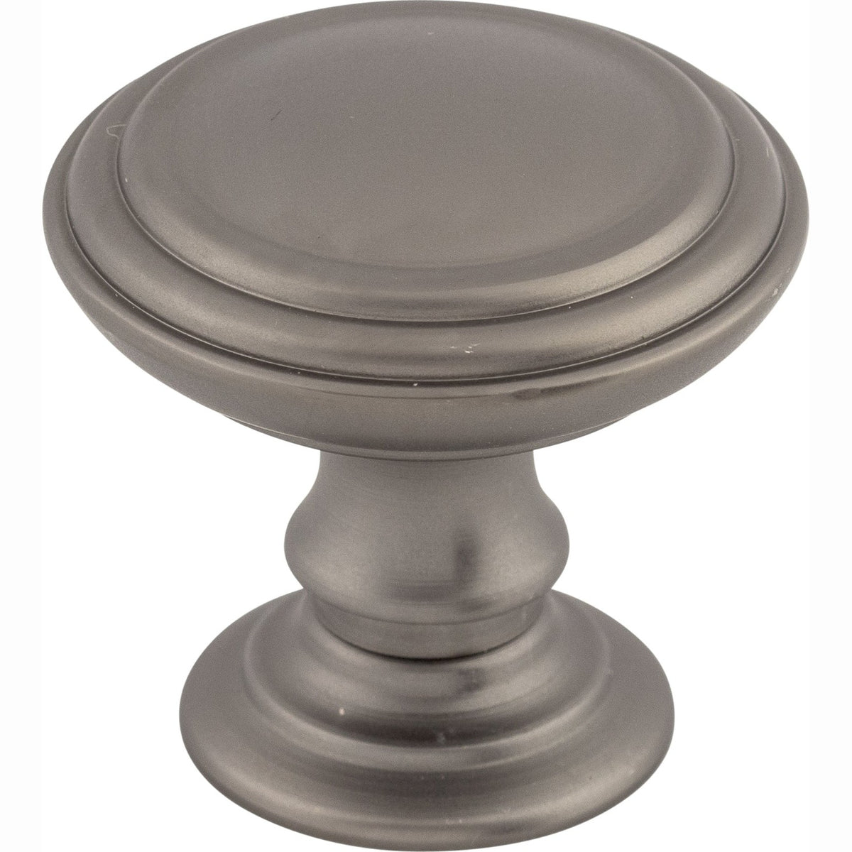 Top Knobs Reeded Series 1-1/2"L Knob, Ash Gray