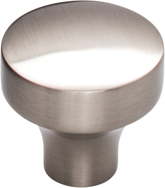 Top Knobs Kinney Series 1-1/4"L Knob, Brushed Satin Nickel