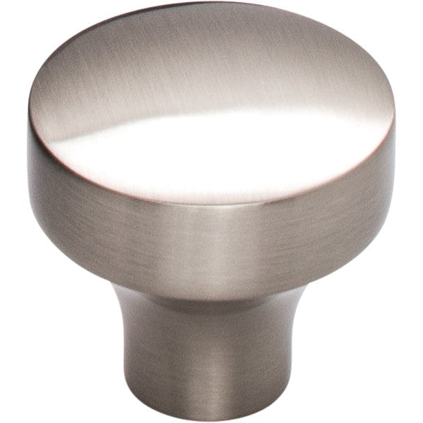 Top Knobs Kinney Series 1-1/4"L Knob, Brushed Satin Nickel