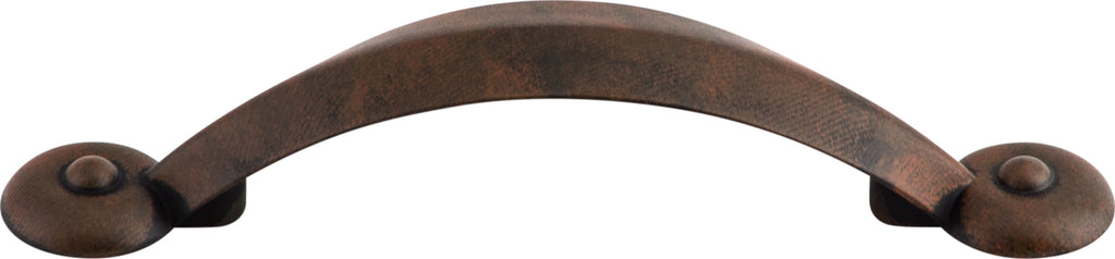 Top Knobs Angle Series 3"(76mm) CC Pull, Patina Rouge