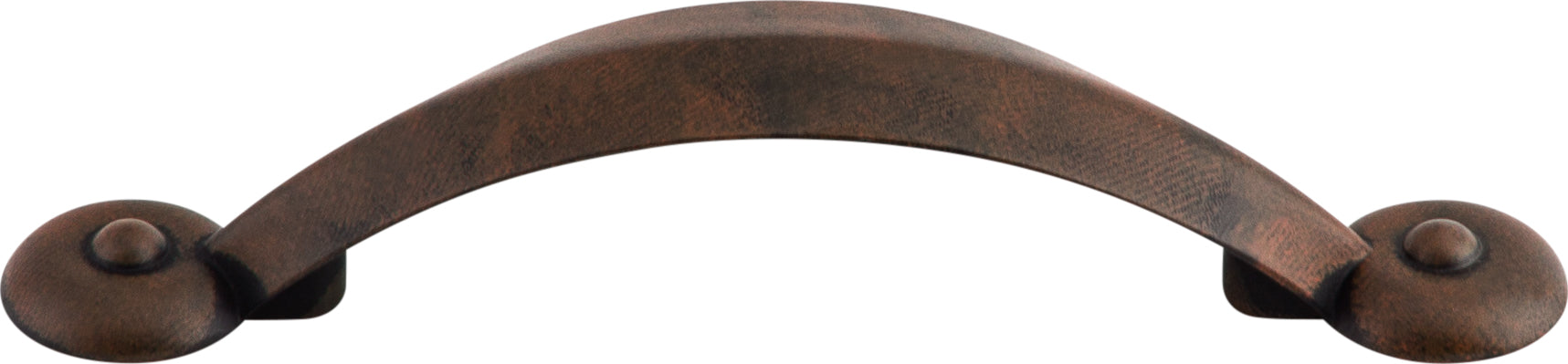 Top Knobs Angle Series 3"(76mm) CC Pull, Patina Rouge