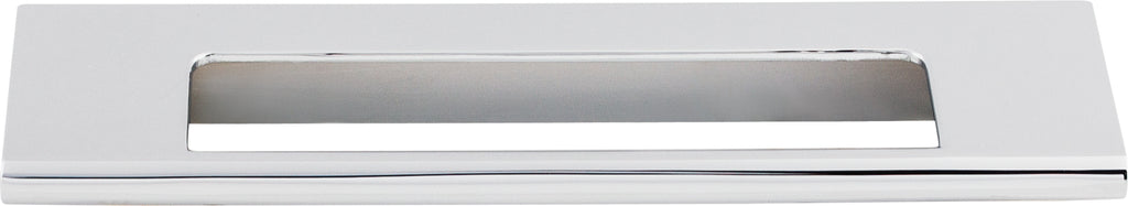 Top Knobs Europa Series 5"(127mm) CC Cut Out Tab Pull, Polished Chrome