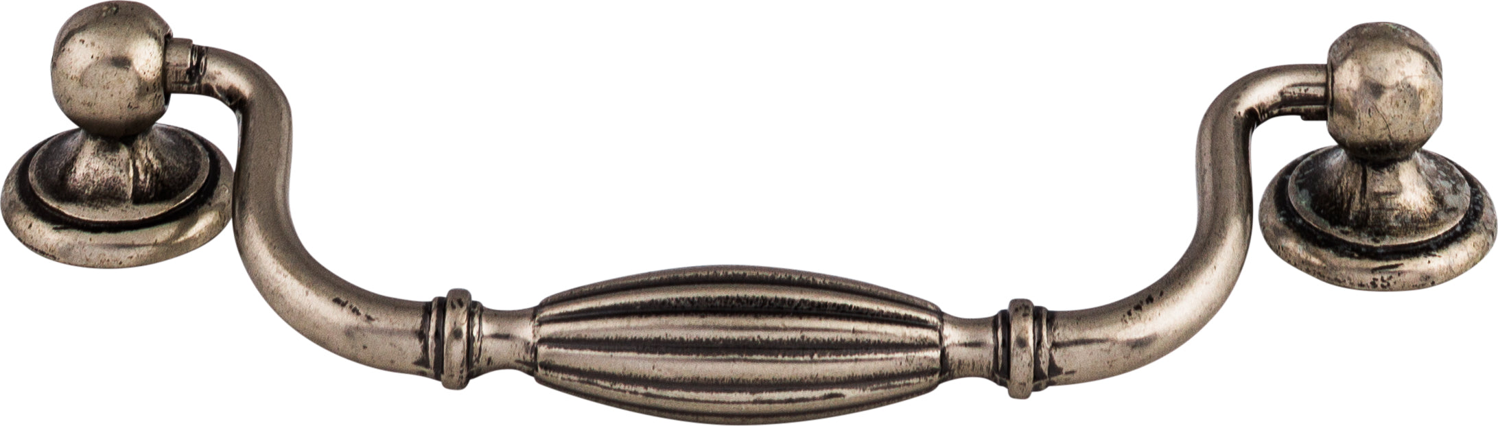 Top Knobs Tuscany Series 5-1/16"(128mm) CC Drop Pull, Pewter Antique