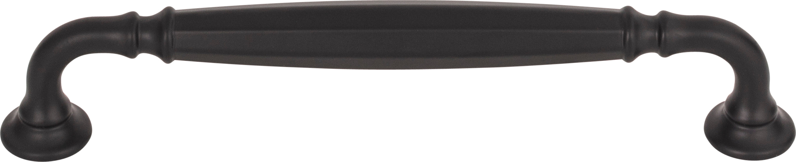 Top Knobs Barrow Series 6-5/16"(160mm) CC Pull, Flat Black