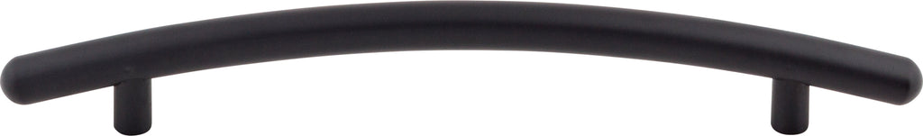 Top Knobs Curved Series 6-5/16"(160mm) CC Bar Pull, Flat Black