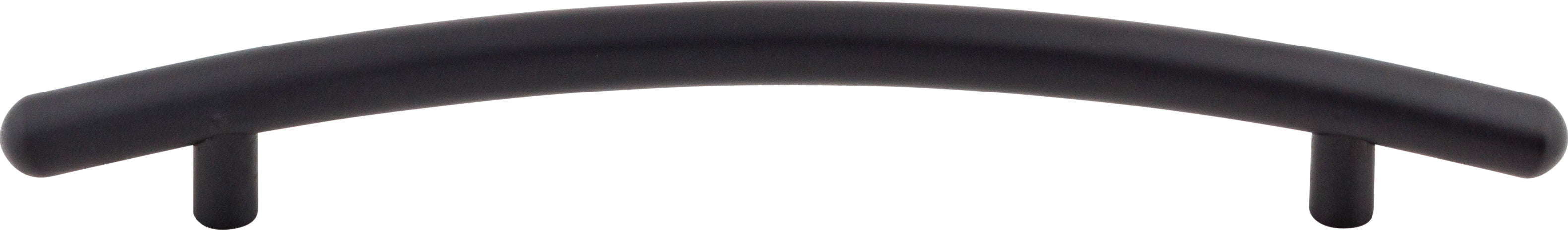Top Knobs Curved Series 6-5/16"(160mm) CC Bar Pull, Flat Black